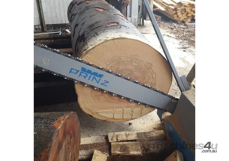 caption Prinz ECOSTAR Crosscut Log Saw