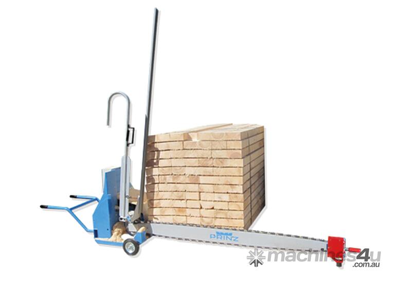 caption Prinz ECOSTAR Crosscut Log Saw