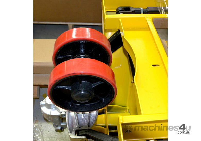 New liftsmart Euro Narrow Hand Pallet Jack Truck 540mm Wide Poly Wheel