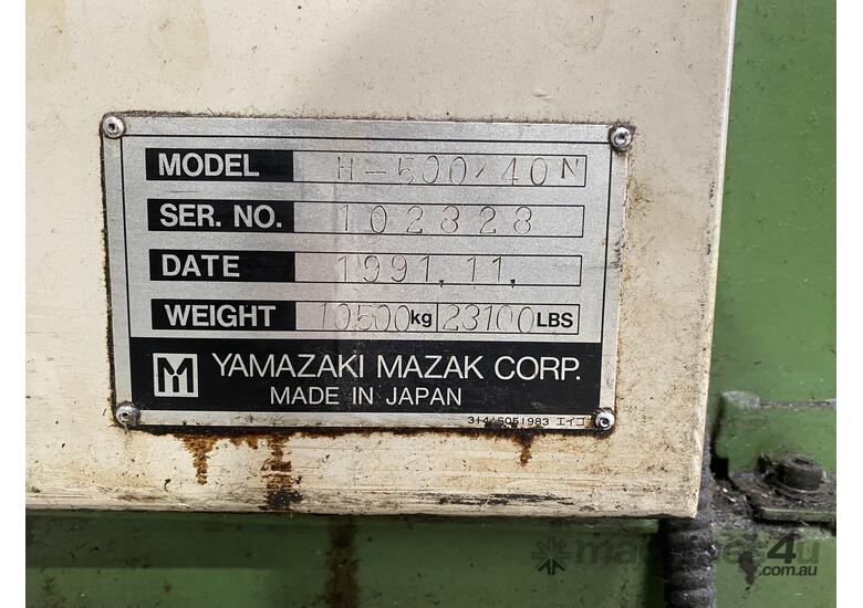 Used 1991 mazak Mazak CNC Horizontal Milling Machine Horizontal Mills ...