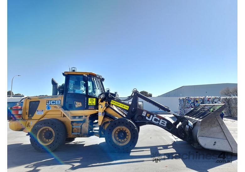 caption 2018 JCB 436 SHL WHEEL LOADER U4551