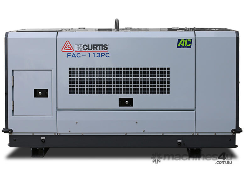 caption CVA Compressors - New Portable Diesel Air Compressor - FS Curtis FAC-113PC WW - 400cfm