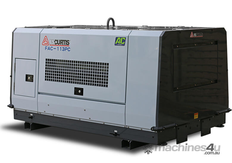 caption CVA Compressors - New Portable Diesel Air Compressor - FS Curtis FAC-113PC WW - 400cfm