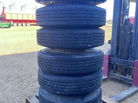 12 x Trailer Tyres & Rims  - picture0' - Click to enlarge