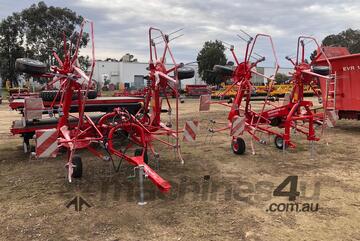 FARMTECH TOD 554 C TRAILING ROTARY TEDDER (6.9M)