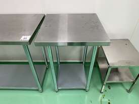 3x Stainless Steel Benches - picture1' - Click to enlarge