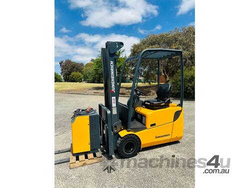 JUNGHEINRICH EFG115 1.5T 3 WHEEL ELECTRIC FORKLIFT 5M LIFT ***MAKE AN OFFER***