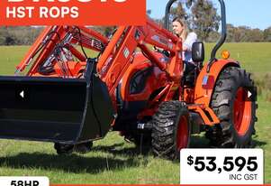 Kioti DK5810 - HST ROPS Tractor with Loader & 4IN1 Bucket - *FREE Slasher Special *3.99% Finance!!