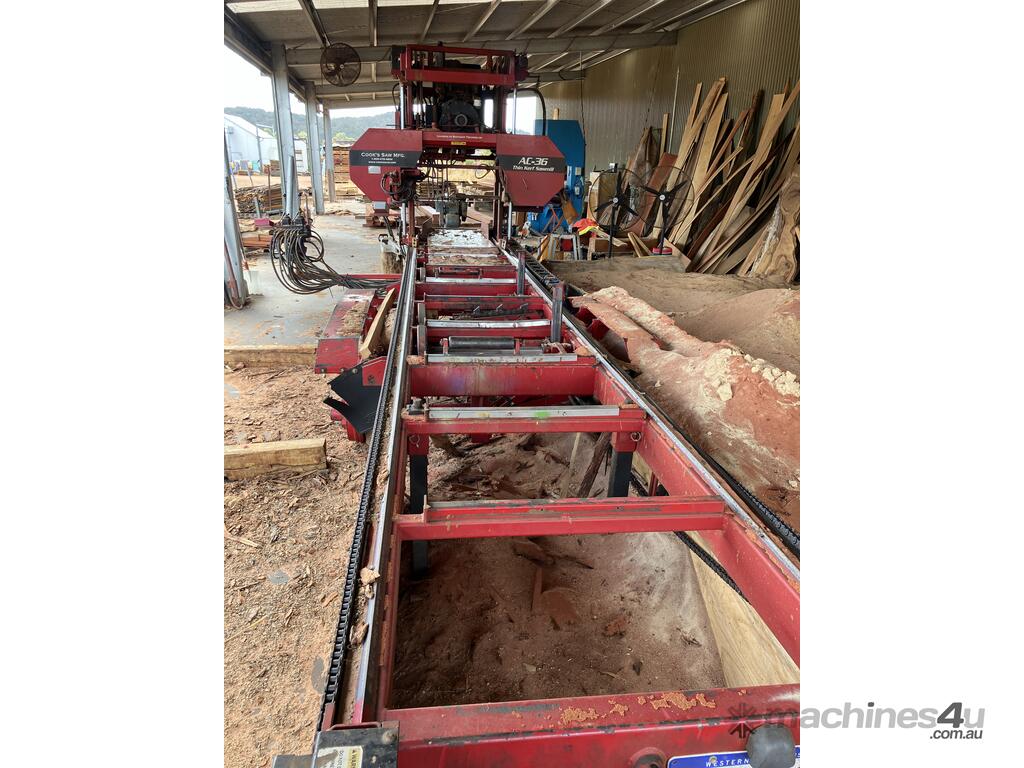 Used 2014 Cooks AC3662 Cooks AC36 Horizontal Bandsaw Sawmill Sawmills
