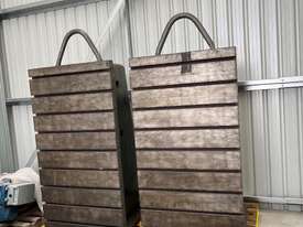 Matching Pair of cast iron angle plates - picture0' - Click to enlarge