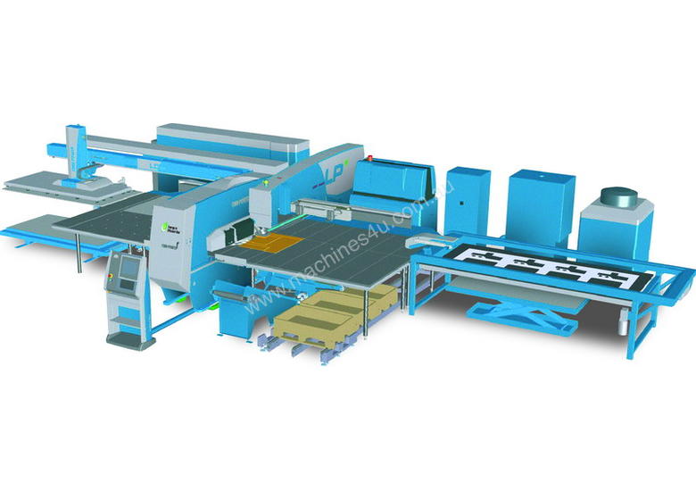 caption Finn-Power LPe Laser Turret for sheet size up to 4