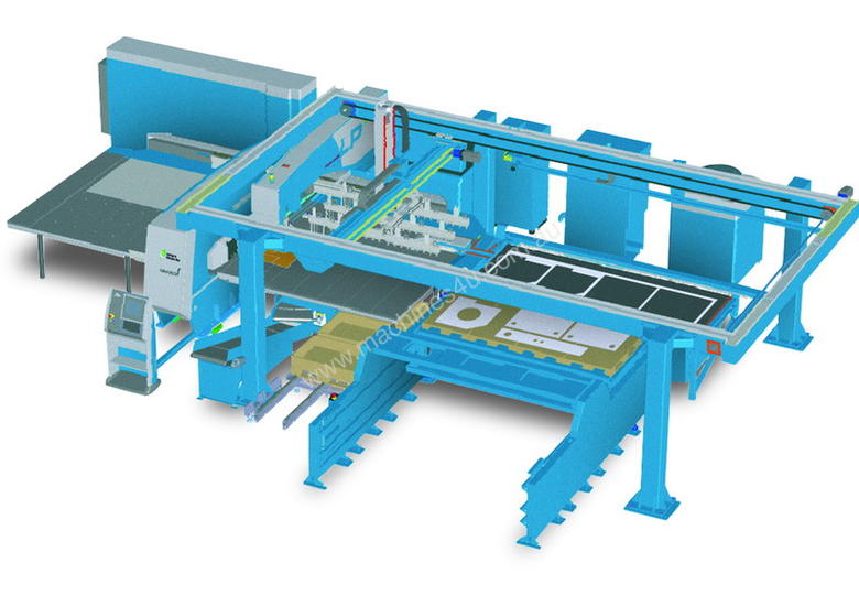 caption Finn-Power LPe Laser Turret for sheet size up to 4