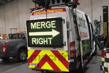 Vehicle Roof Mounted VMS for On-the-Go Messaging