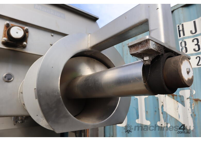 caption Commercial Stainless Steel Twin Paddle Mixer Auger - 4955L - Mackies Weiler