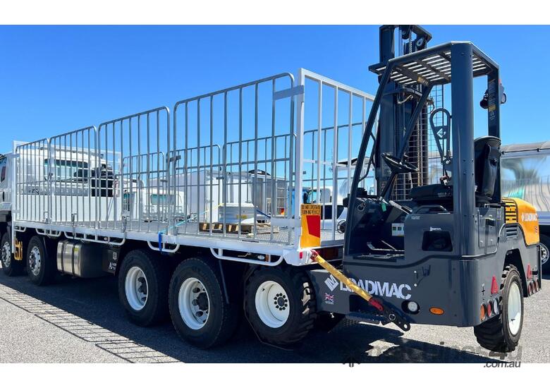 caption Loadmac 825 Super Reach One Side Unload - Made in Britain Built for Australia