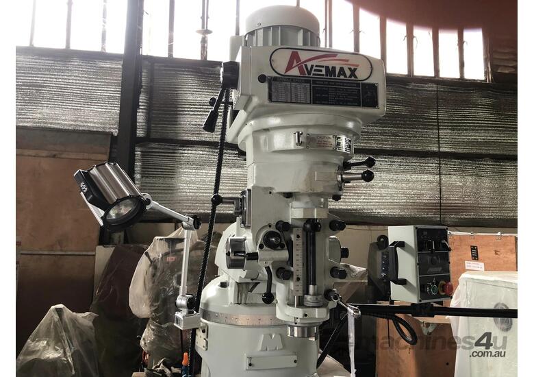3HP KNEE MILLING MACHINE - MANFORD AVEMAX, MADE IN TAIWAN