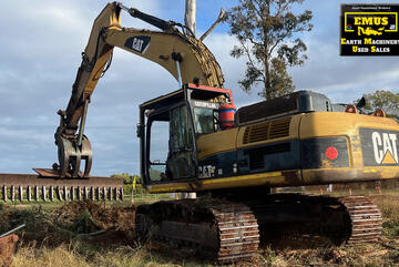 Caterpillar 330DL Excavator, optional attachments, E.M.U.S MS993