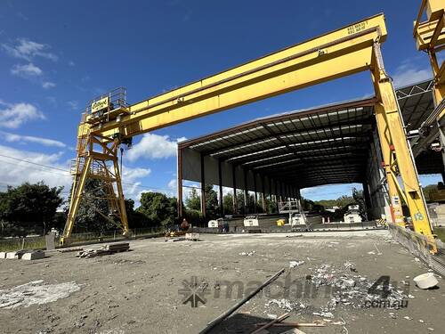 GLEASON CRANES EILBECK 50T PORTAL GANTRY CRANE 