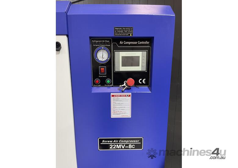 caption NEW 22kw Screw Compressor + Inbuilt Dryer & 500L Tank !