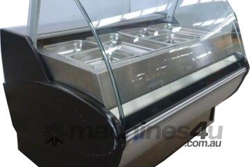 HOT CURVED GLASS DELI DISPLAY 1500MM WIDE