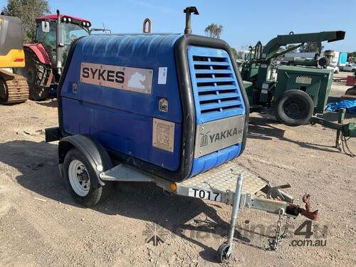 caption 2010 Sykes Yakka 150 YKA-01 Single Axle Trailer Mounted Water Pump