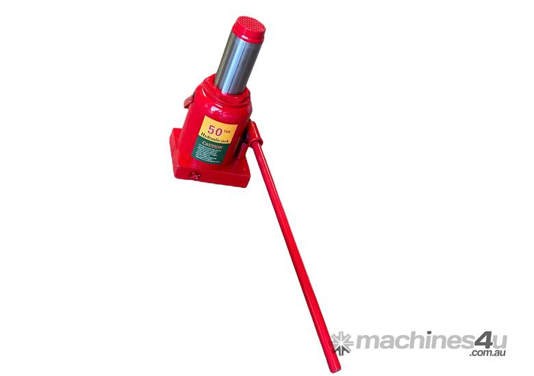 caption Heavy-Duty Hydraulic Bottle Jack / Car Lift Jack - 50 Ton