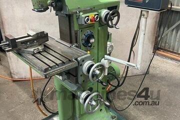 Deckel FP-1 Tool Milling Machine with Tooling and Accessories