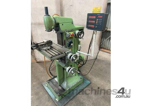 caption Deckel FP-1 Tool Milling Machine with Tooling and Accessories