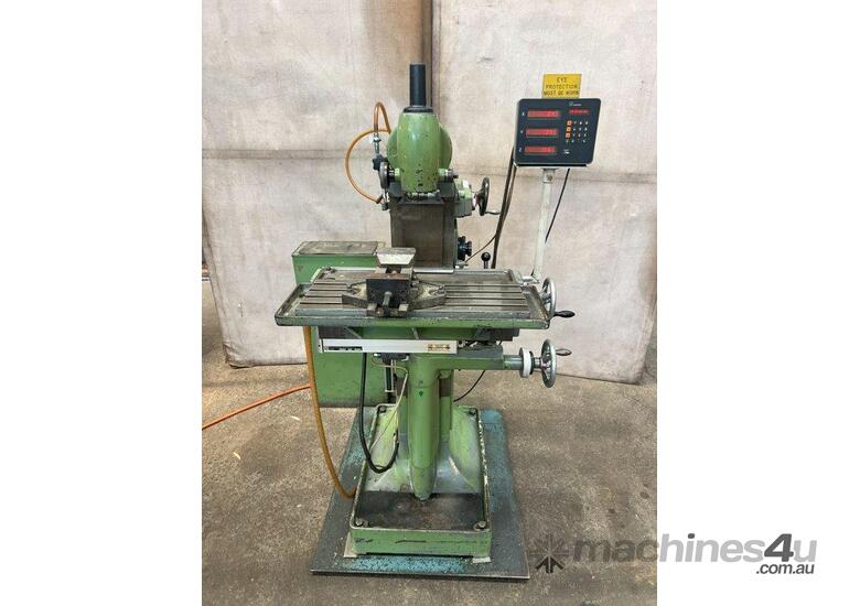 caption Deckel FP-1 Tool Milling Machine with Tooling and Accessories