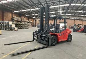 Heli K2 Diesel Forklift Dual Wheel Wide Carriage Container Handler Specification