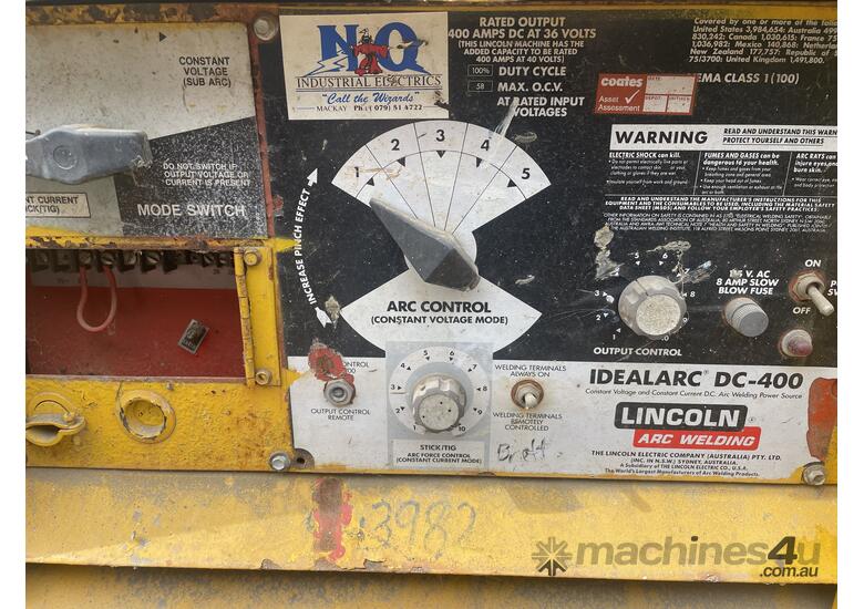 caption 400 Amp 3 Phase welder