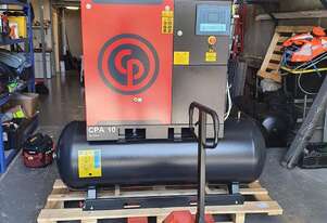 Chicago Pneumatic CPA 20 Oil Injected Screw Compressor with 500L Tank + Dryer