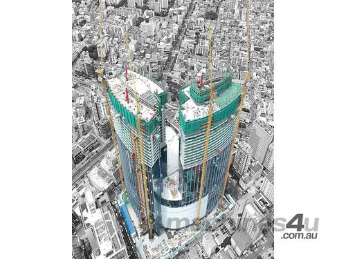 caption 2025 Zoomlion L250-18H External Climbing Luffing Tower Crane