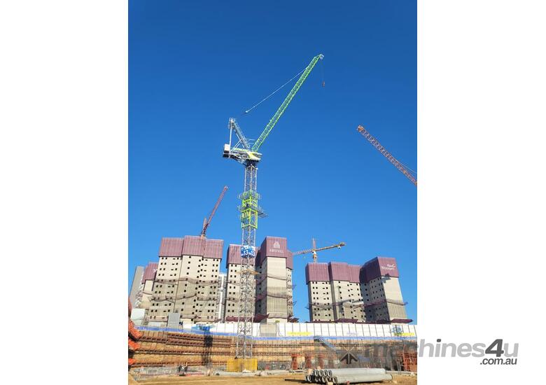 caption 2025 Zoomlion L250-18H External Climbing Luffing Tower Crane