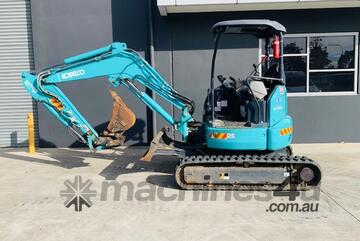 Kobelco SK35SR-6 Excavator, 2023 Model, 485hrs, 5 Buckets & Single Ripper