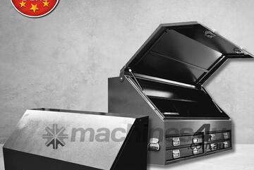 2 X Fully Enclosed 4 Drawer 1500Mm Monster Truck Tool Box (Charcoal) (Combo Deal)