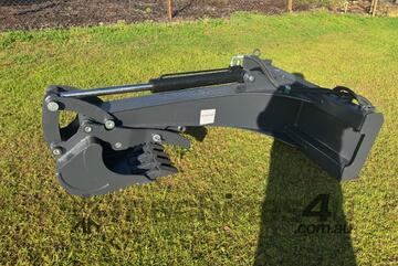 Skid Steer Backhoe Attachment Barrett New 350mm bucket