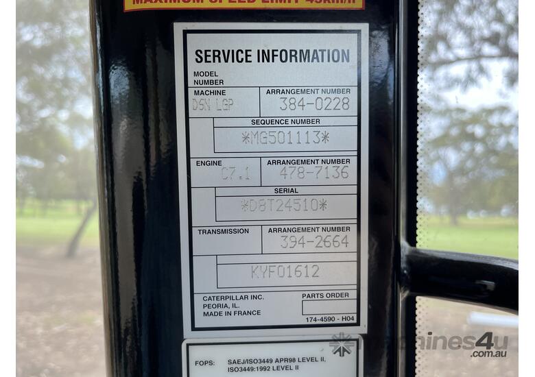 2017 Caterpillar D6N LGP Dozer (Swamp Tracks)