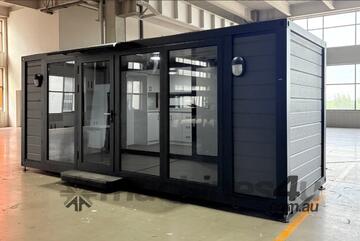 Donga 6m Accommodation Bedroom Kitchen + Bathroom Side pop out