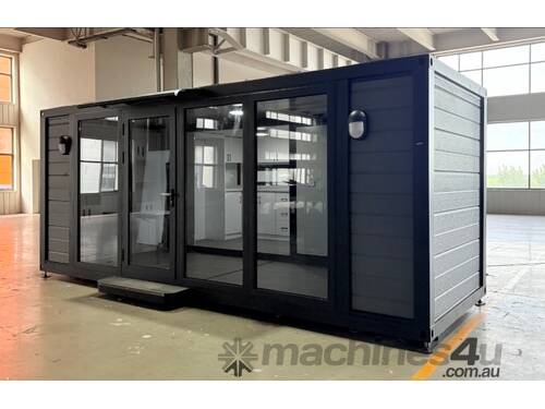 Donga 6m Accommodation Bedroom Kitchen + Bathroom Side pop out