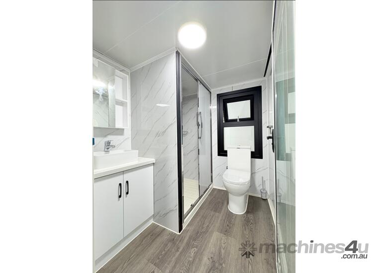 Donga 6m Accommodation Bedroom Kitchen + Bathroom Side pop out