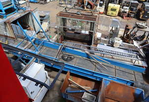 Large Incline Motorised Belt Conveyor - 9m long - 3E Machinery