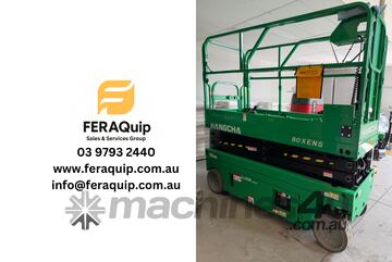 8m Scissor Lift Electric FERAQuip 80 XENS FINANCE AVAILABLE