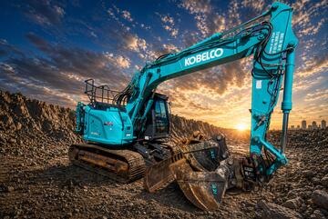 2021 Kobelco SK135SR-5 Excavator & Tilt Hitch