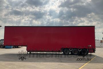 2004 Vawdrey VB-S3 Tri Axle Double Drop Curtainsider B Trailer