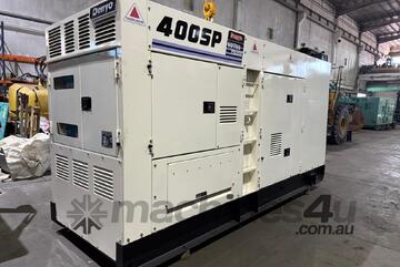 360KVA DENYO JAPAN SILENCED INDUSTRIAL DIESEL QUALITY GENERATOR SET .