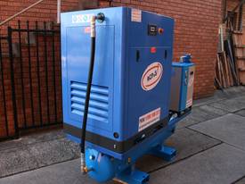 15hp 11kW Rotary Screw Air Compressor Package with Tank, Dryer & Oil Removal Filters - picture1' - Click to enlarge