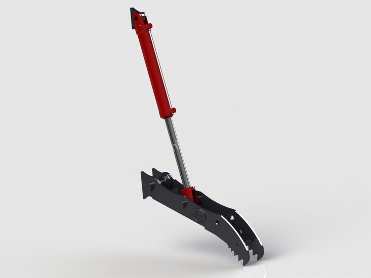 caption NEW DIG ITS HYDRAULIC THUMB GRAB SUIT ALL 2-4T MINI EXCAVATORS