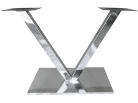 F.E.D. SL13-58-577 V-Shape Stainless Steel Table Base 720H - picture0' - Click to enlarge