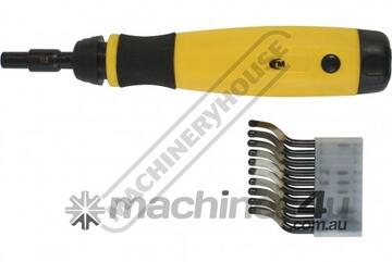 Deburring Tool - Telescopic Shaft Includes 10 x HSS Blades
